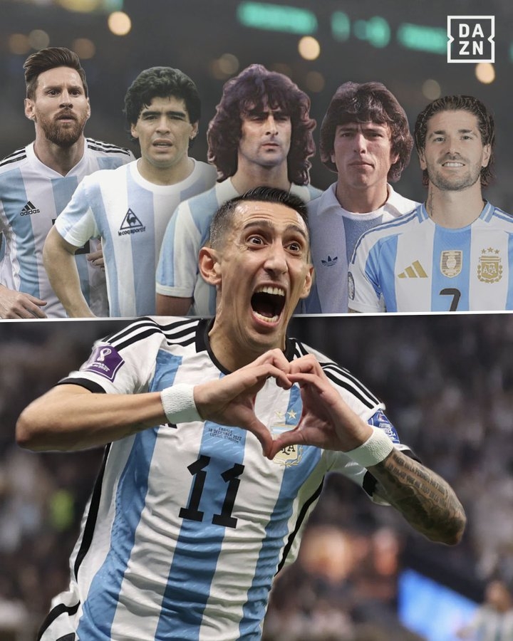 天博APP-迪马利亚选出阿根廷五大传奇：梅西领衔，马拉多纳、肯佩斯、帕萨雷拉与德保罗在列