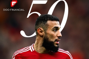 对阵狼队马兹拉维迎来曼联50场里程碑，俱乐部晒出海报庆祝